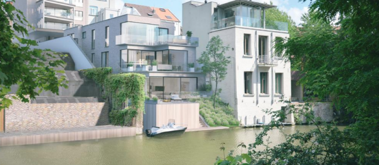Exclusieve vastgoedproject op een toplocatie in het centrum van Gent