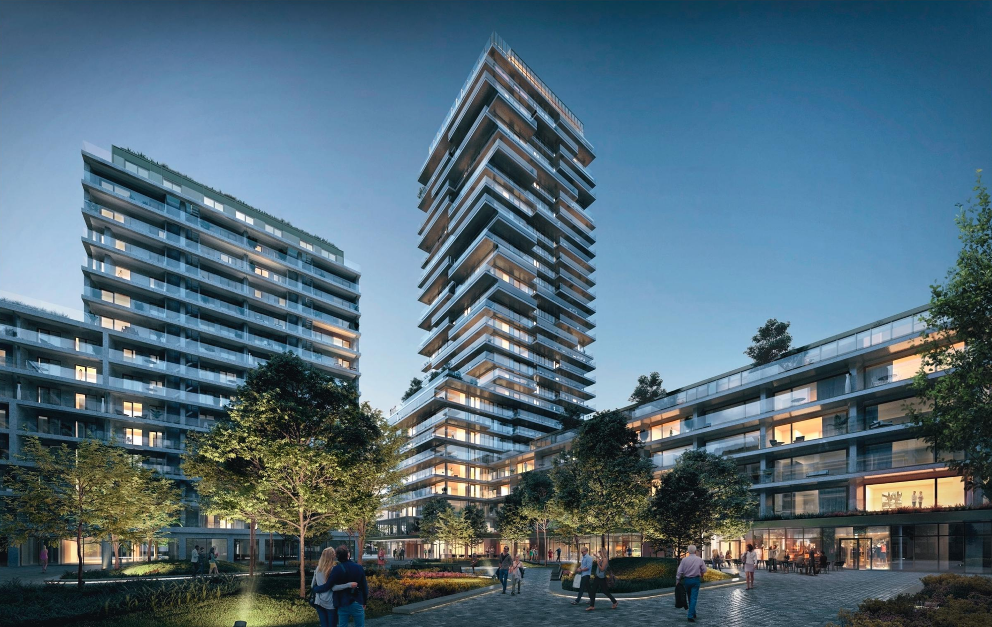 SKY TOWERS UIT  DE STARTBLOKKEN