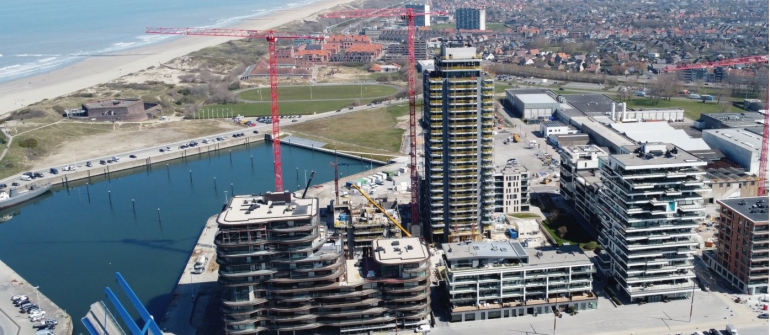 Wonen in een nieuwe stadswijk aan zee, terwijl u geniet van adembenemende uitzichten