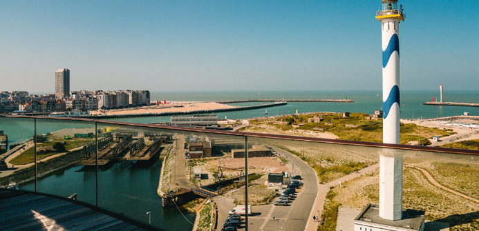 Parel aan de belgische kust, Oostende de stad van zon, zee, en ontspanning.